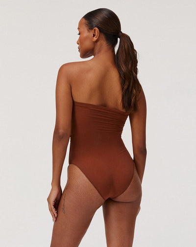 STRAPLESS BODYSUIT בגד גוף סטרפלס
