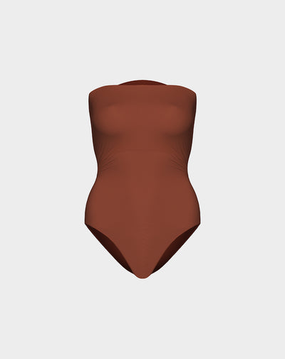 STRAPLESS BODYSUIT בגד גוף סטרפלס