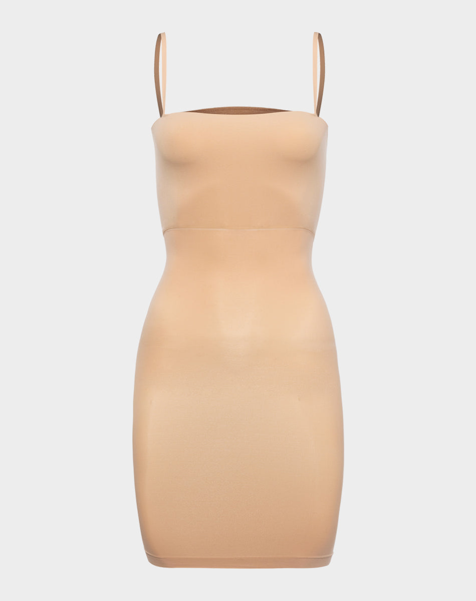 STRAPS TUBE DRESS שמלה מחטבת