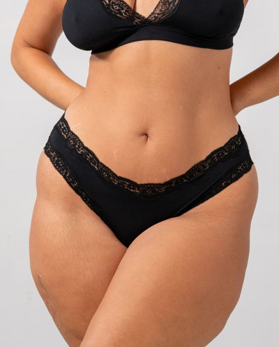 MICRO LACE CHEEKY תחתוני צ׳יקי תחרה