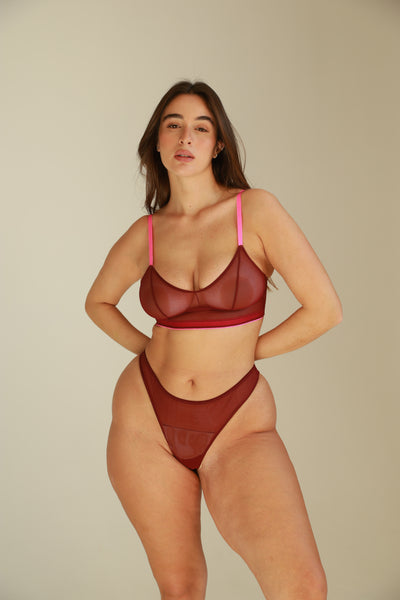 Mesh Balconette חזיית רשת בגזרת בלקונט