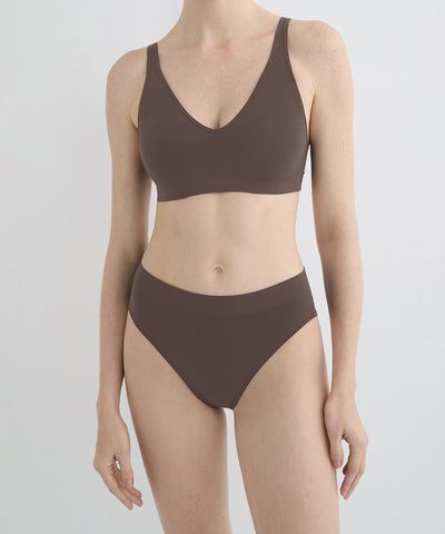 High Waist Brief מארז שלישיה תחתונים בגזרה גבוהה