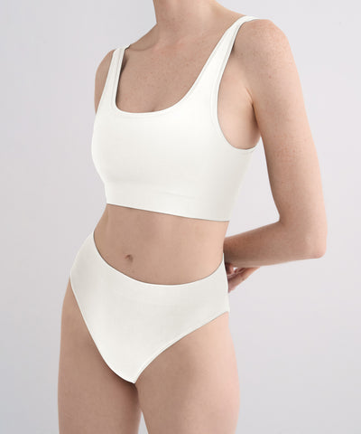 High Waist Brief מארז שלישיה תחתונים בגזרה גבוהה