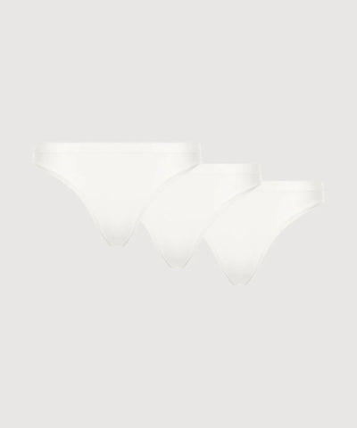 Mid Rise Thong מארז שלישיה תחתוני חוטיני