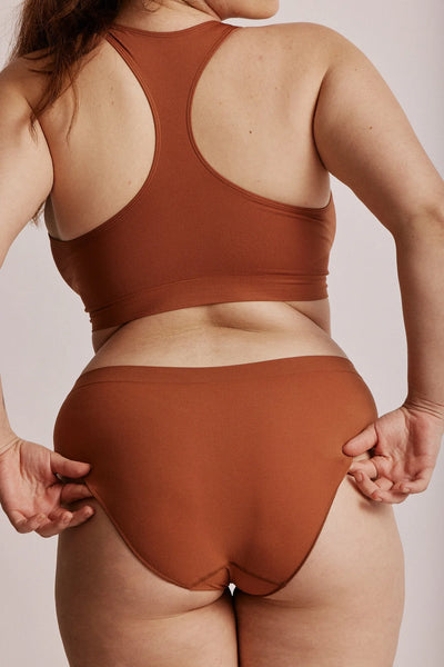 Ultra-fine Bikini תחתוני נשים גזרה בינונית