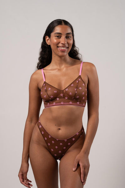 Mesh Balconette חזיית רשת בגזרת בלקונט