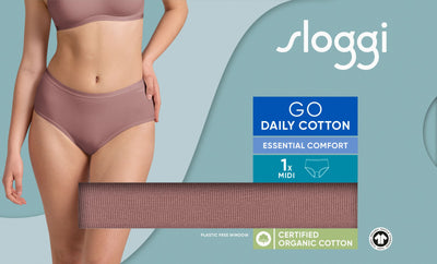 תחתוני כותנה בגזרת GO Daily Cotton Midi