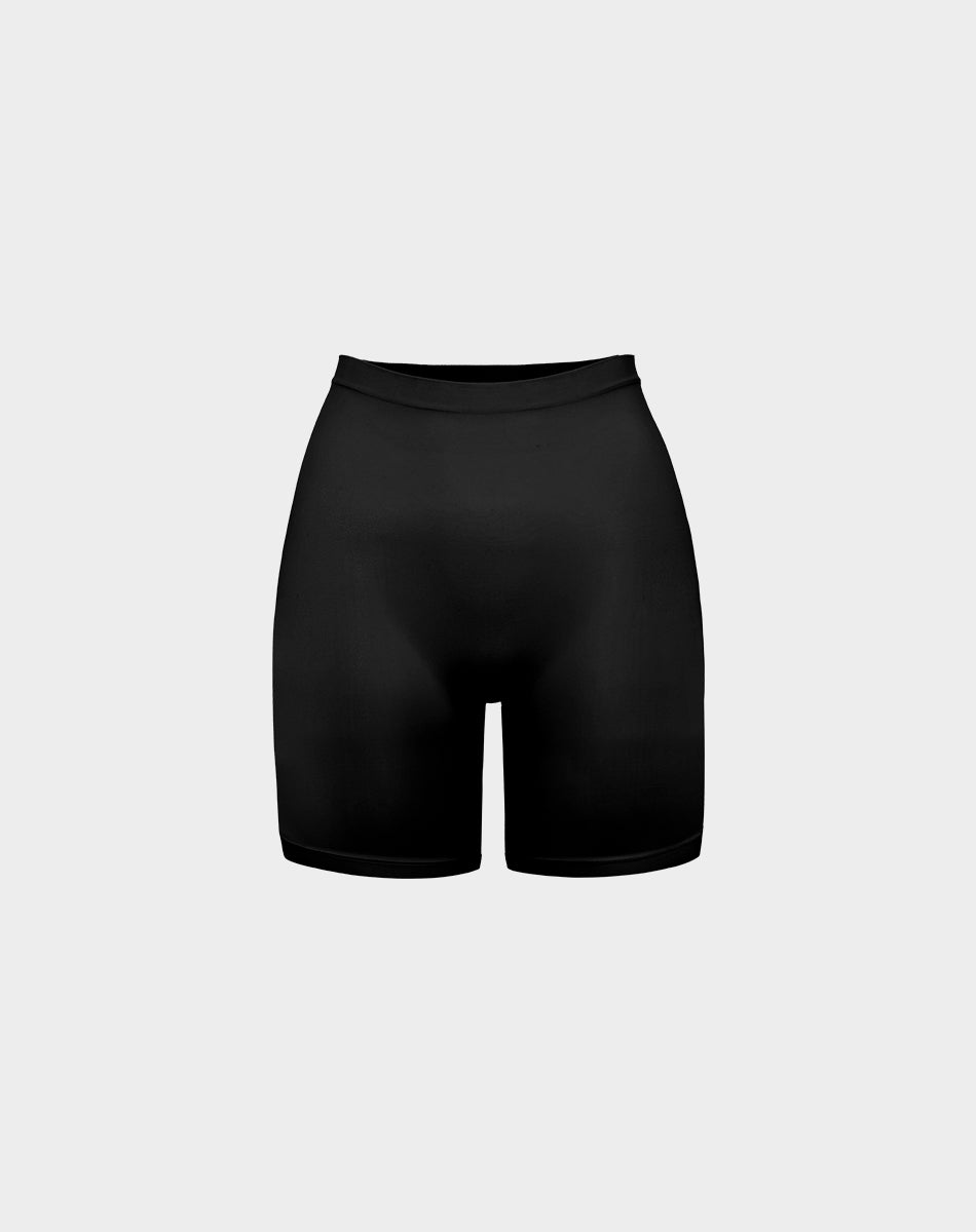 MID SHORTS מכנסונים מחטבים שחור