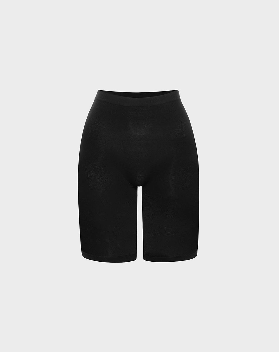 BIKE SHORTS מכנסונים מחטבים שחור