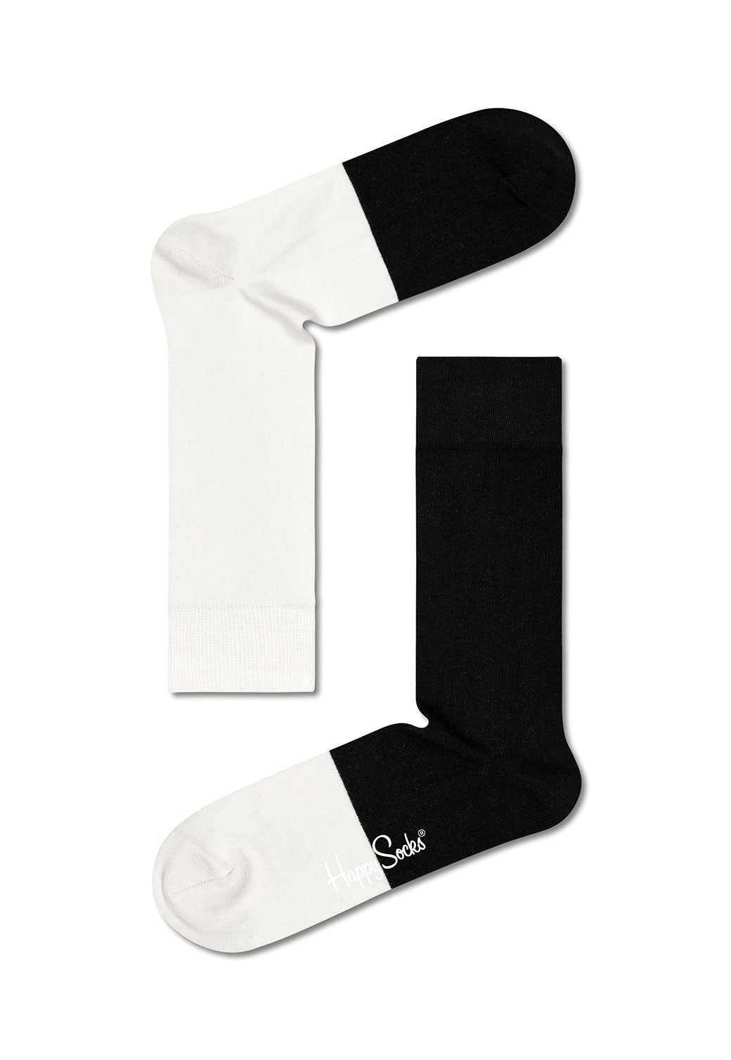זוג גרביים בהדפס שחור לבן
