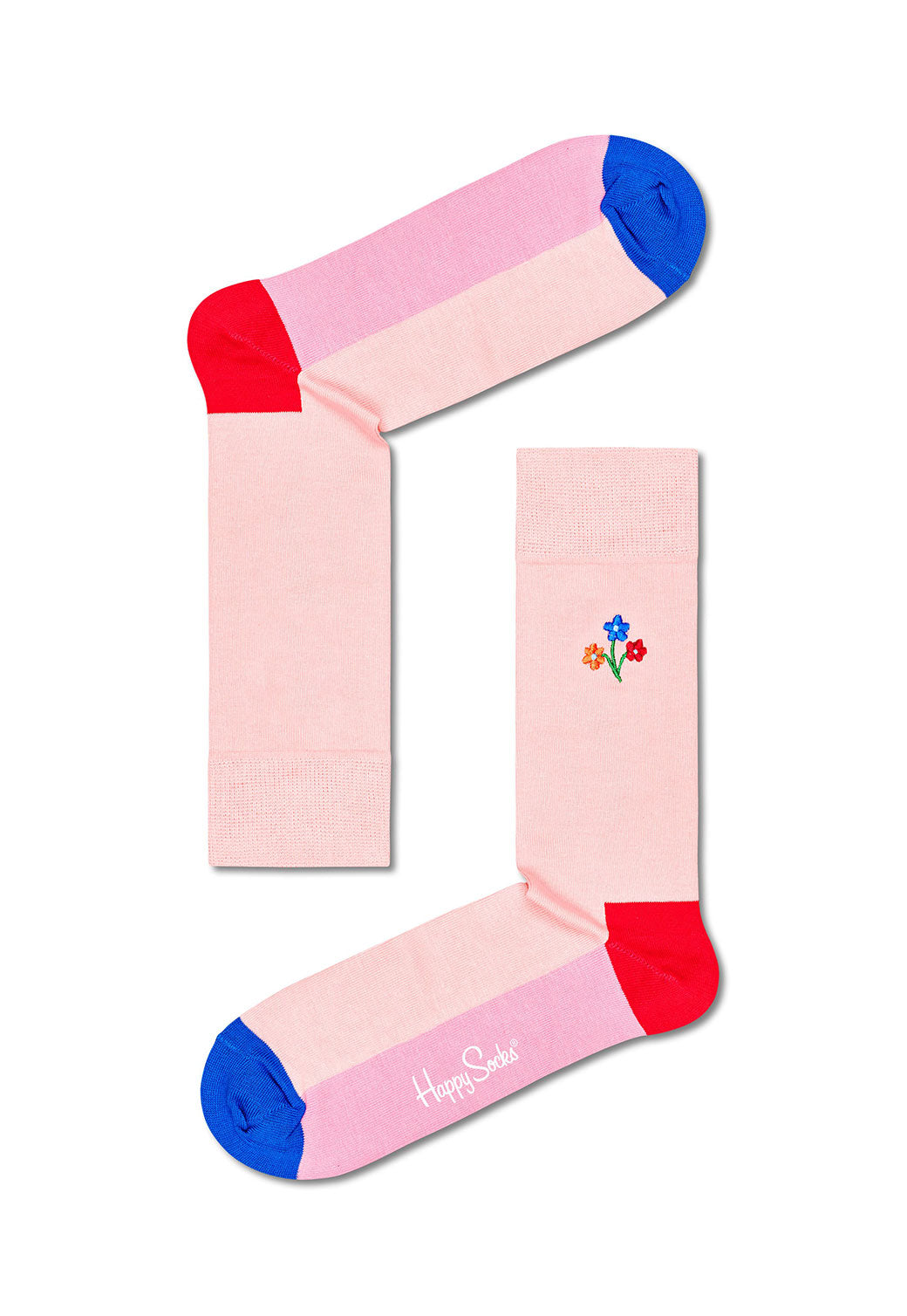 Pink מארז גרביים פרחוני | 3 זוגות HAPPY SOCKS