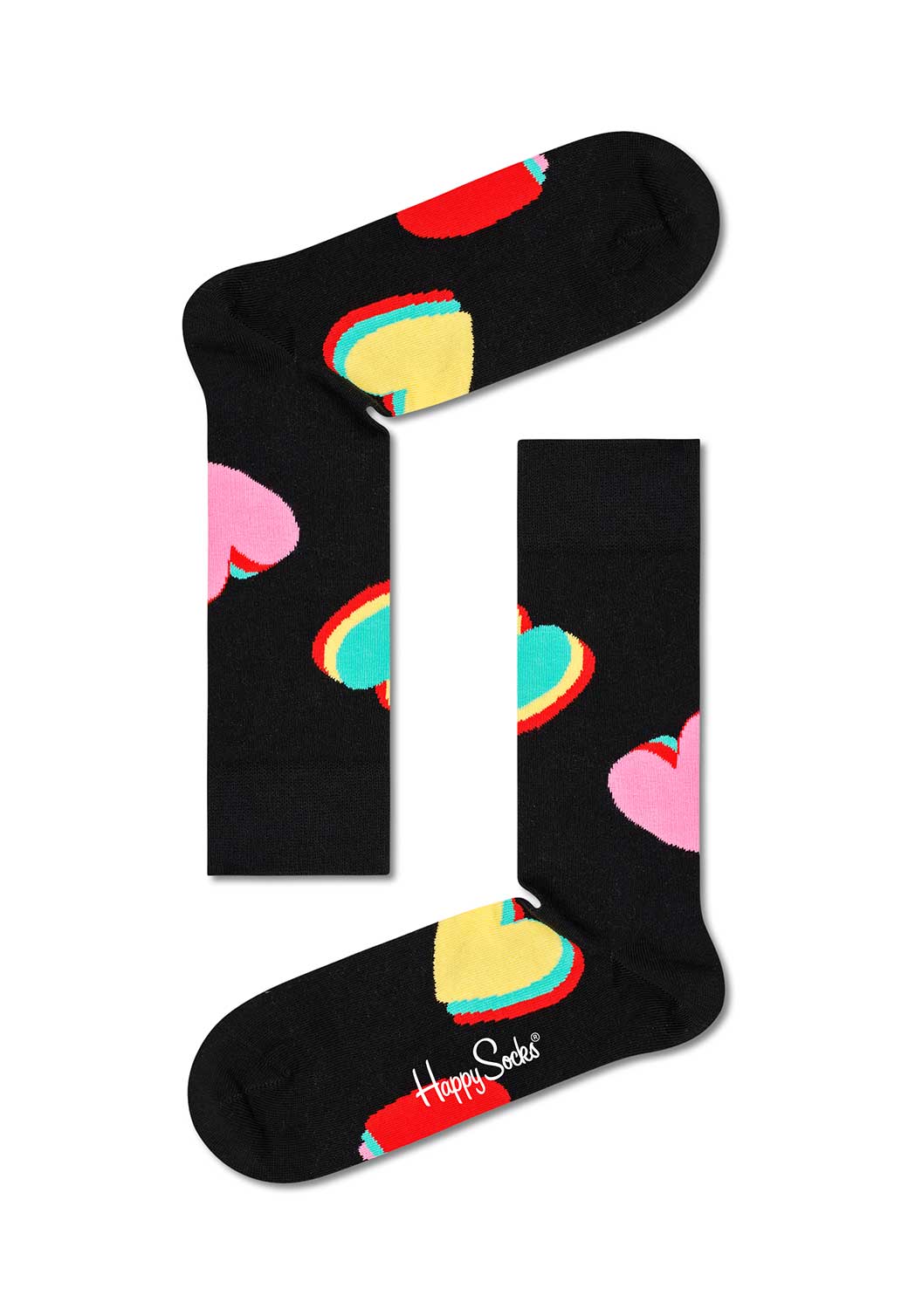 Dark Salmon מארז גרביים I Love You | 3 זוגות HAPPY SOCKS