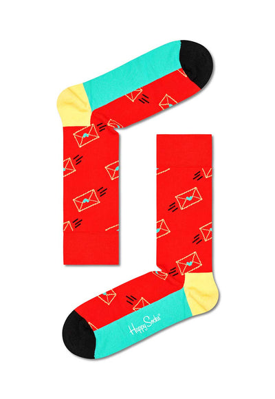 Red מארז גרביים I Love You | 3 זוגות HAPPY SOCKS