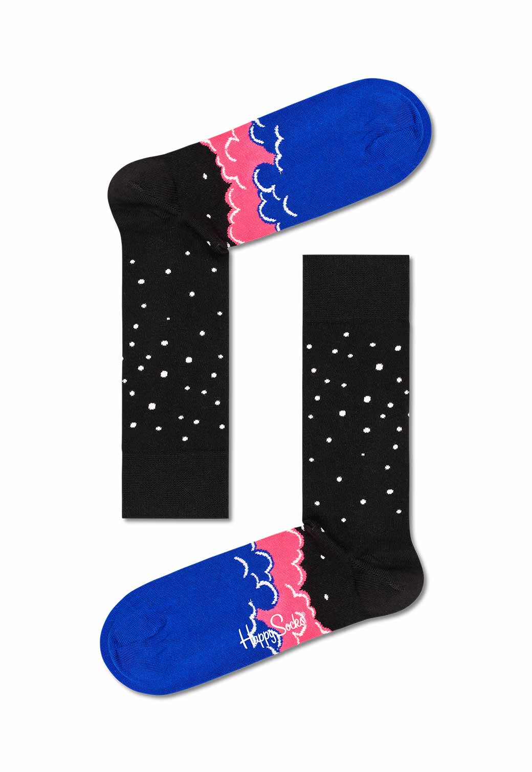 Light Pink מארז גרביים בהדפס חלל | 3 זוגות HAPPY SOCKS