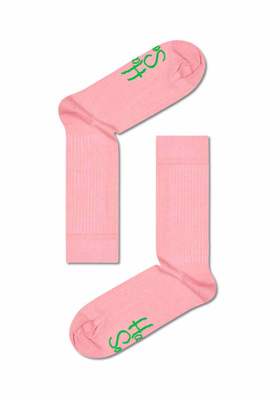 Light Pink מארז גרביים צבעוני | 5 זוגות HAPPY SOCKS