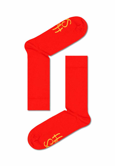 Red מארז גרביים צבעוני | 5 זוגות HAPPY SOCKS
