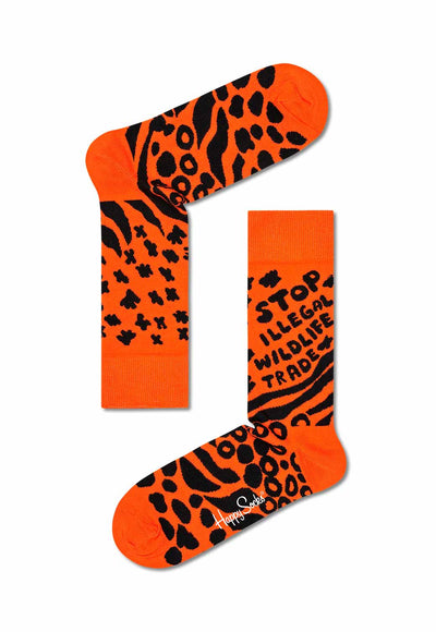 Orange Red מארז גרביים 4 זוגות WWF HAPPY SOCKS