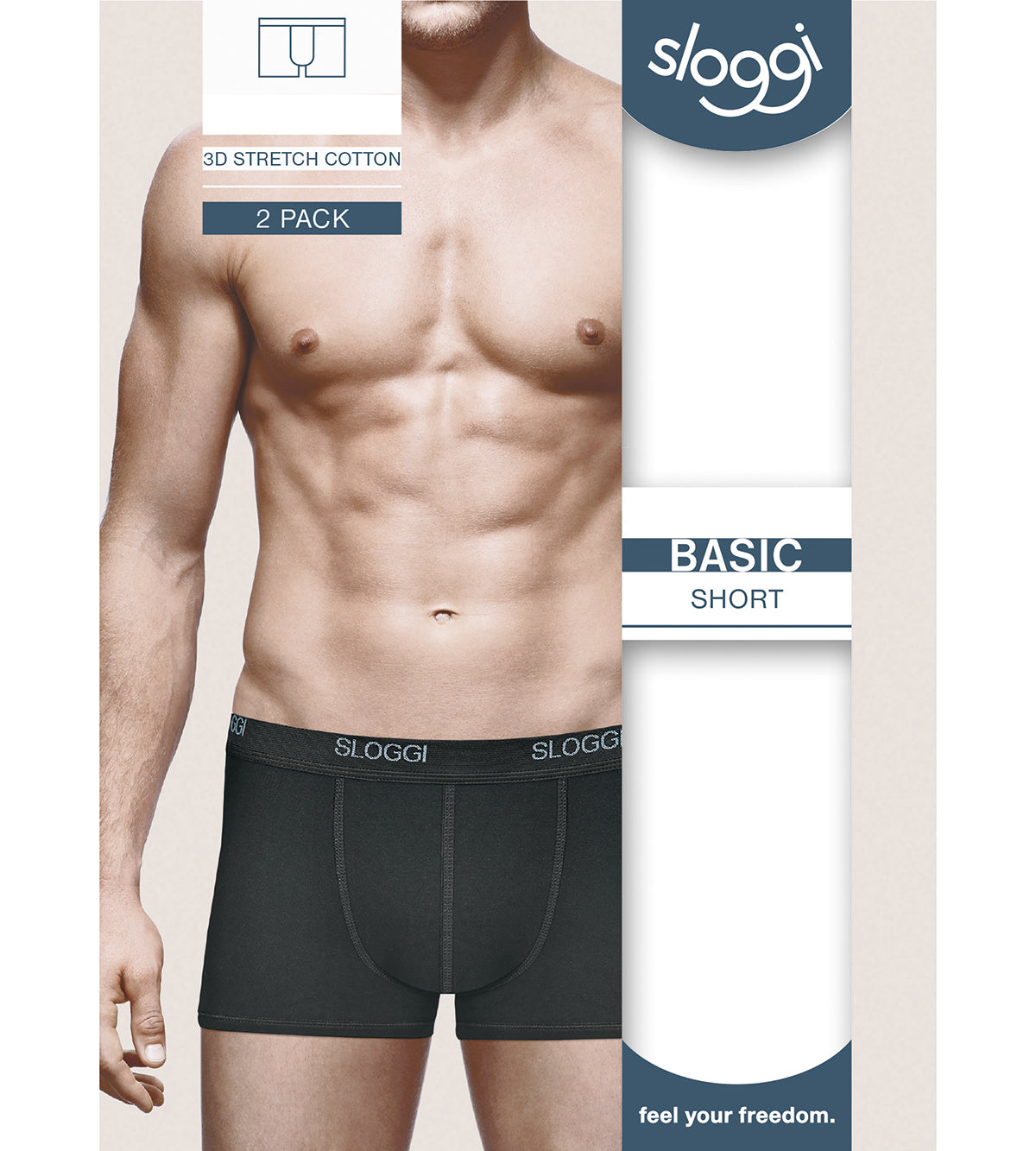 sloggi men Basic Short 2P